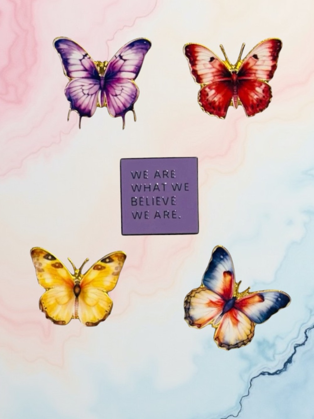 ‘Believe’ Enamel Pins Set of 5